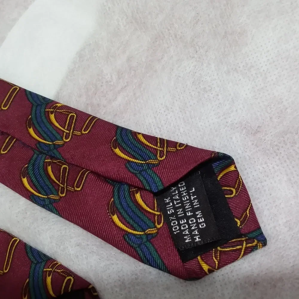 PAOLO GUCCI SILK  GG MONOGRAM TIE